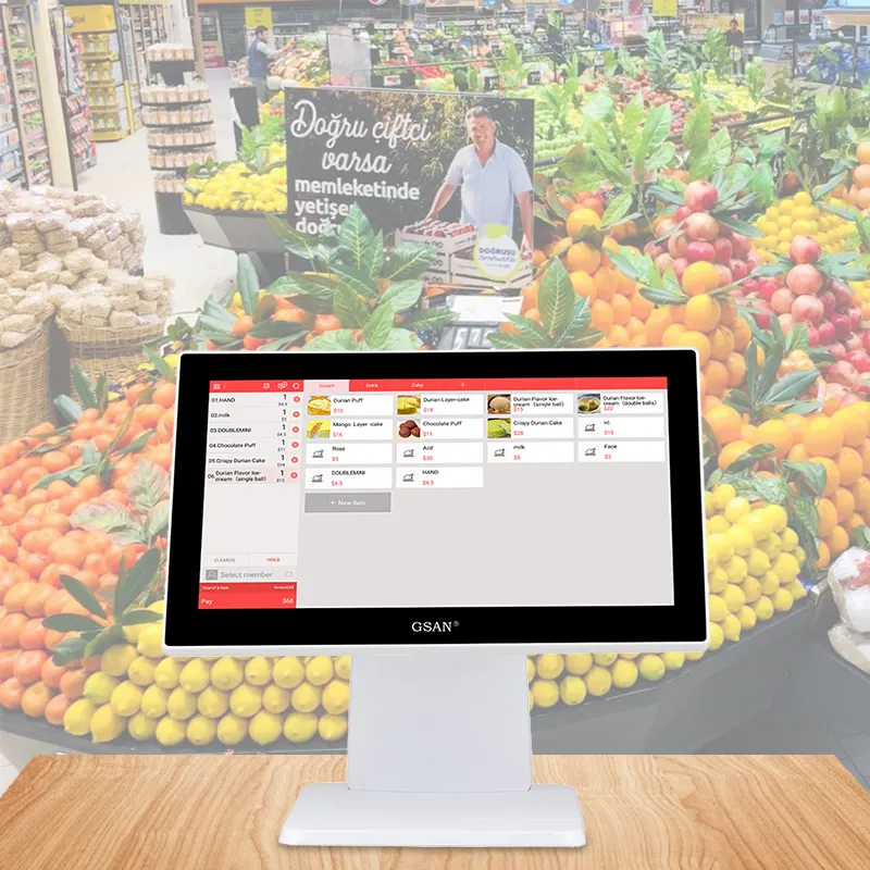 GS-A4 Restaurant Touch POS System Point of Sale Cash Register Terminal