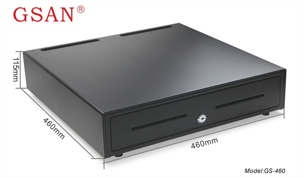 GS-460 Heavy Duty Durable Cash Drawer RJ11/RJ12/USB Metal Money Box