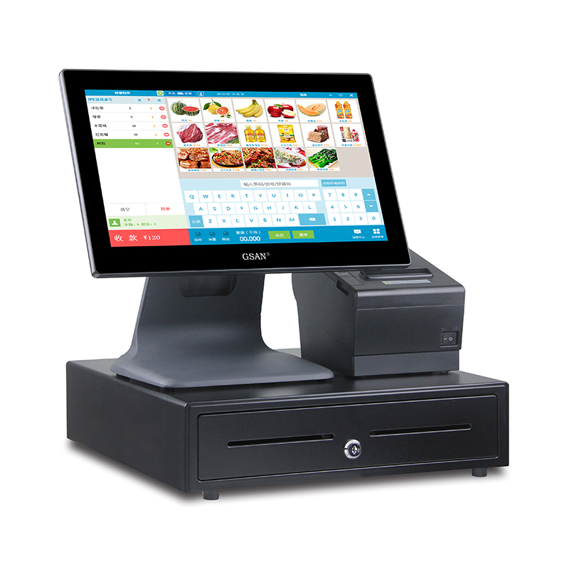 GS-A4 Complete Set Touch Screen POS Machine Point of Sale Terminal System for Sale