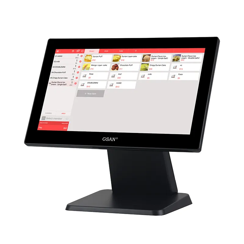 GS-A4 Restaurant Touch POS System Point of Sale Cash Register Terminal