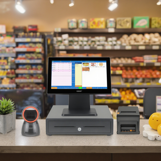 GS-A4 Wholesale Full Set Windows Touch POS Cash Register Point of Sale System Terminal