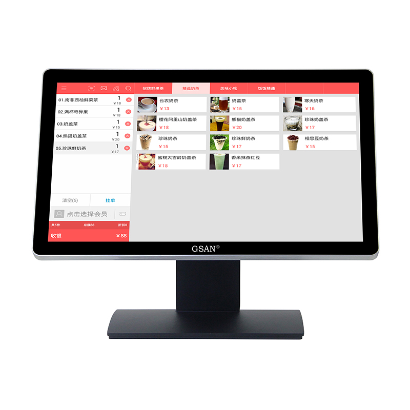 GS-A6 Cheapest 18.5 '' Touch Screen POS System for Small Business