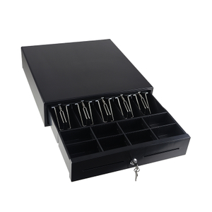 RJ11 Square POS Cash Drawer with 5 Bill Trays 5 Coin Trays for Shop