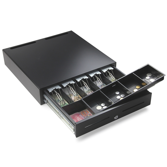 GS-460 Heavy Duty Durable Cash Drawer RJ11/RJ12/USB Metal Money Box