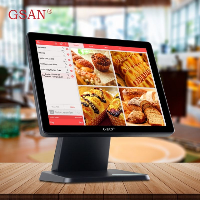 GS-T5 Electronic Cashier Payment Tablet POS System For Restaurant