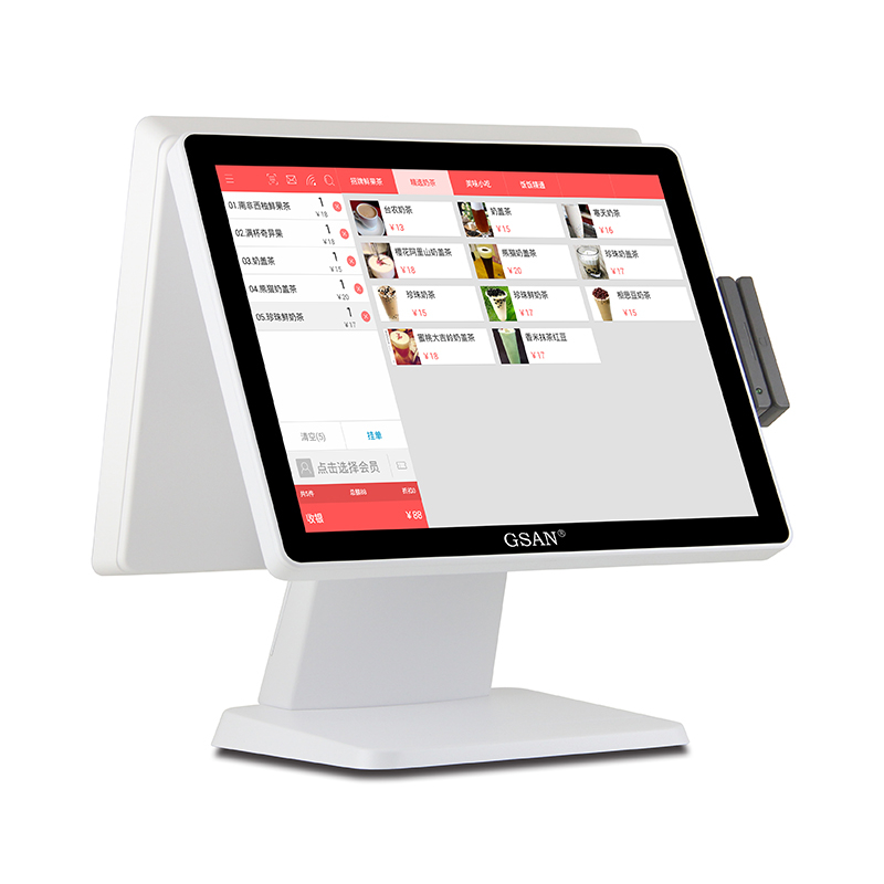POS System Aluminum Cash Register Payment Equipment for Cashiers