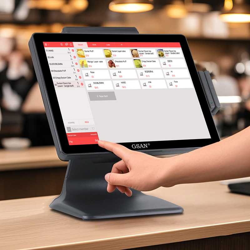 GS-T5 High-speed Cash Register POS System For Restaurant