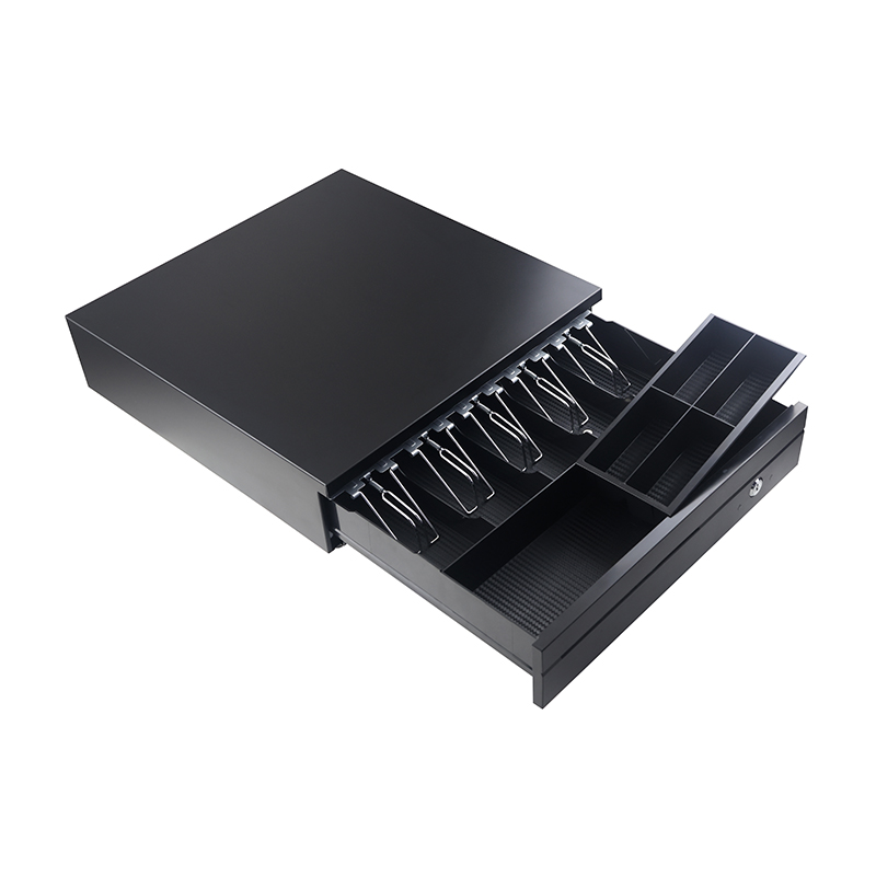 GS-4042 Hot Mini Metal Money Box Electronic Cash Drawer RJ11 for Pos System