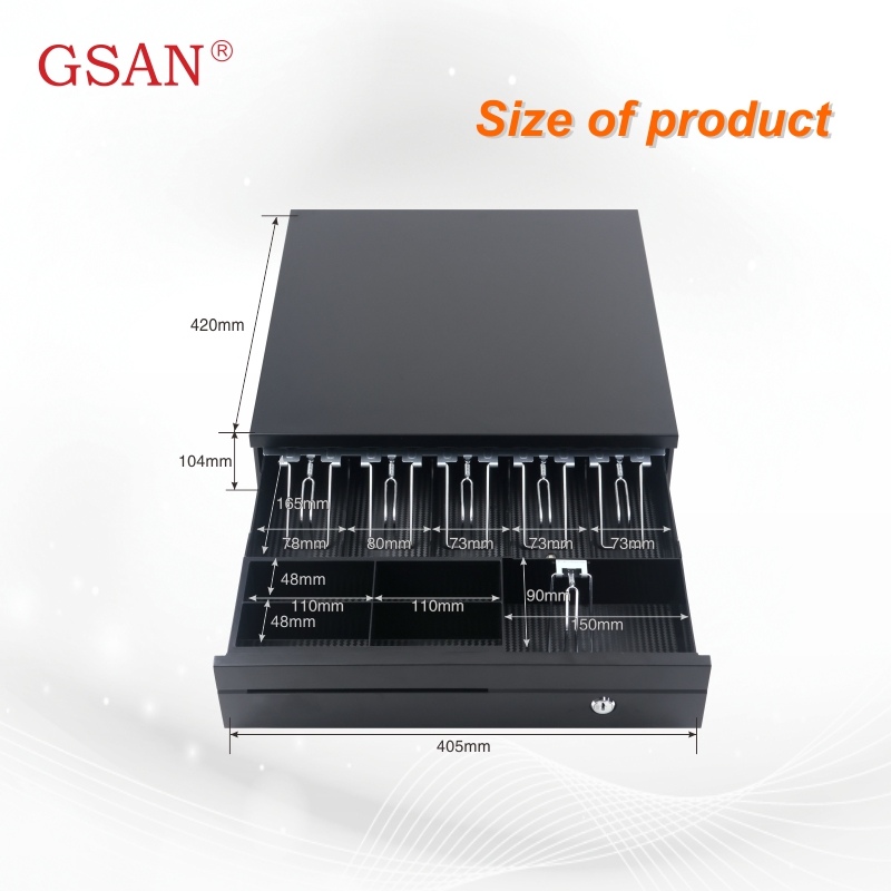 4042 rj11 cash drawer size