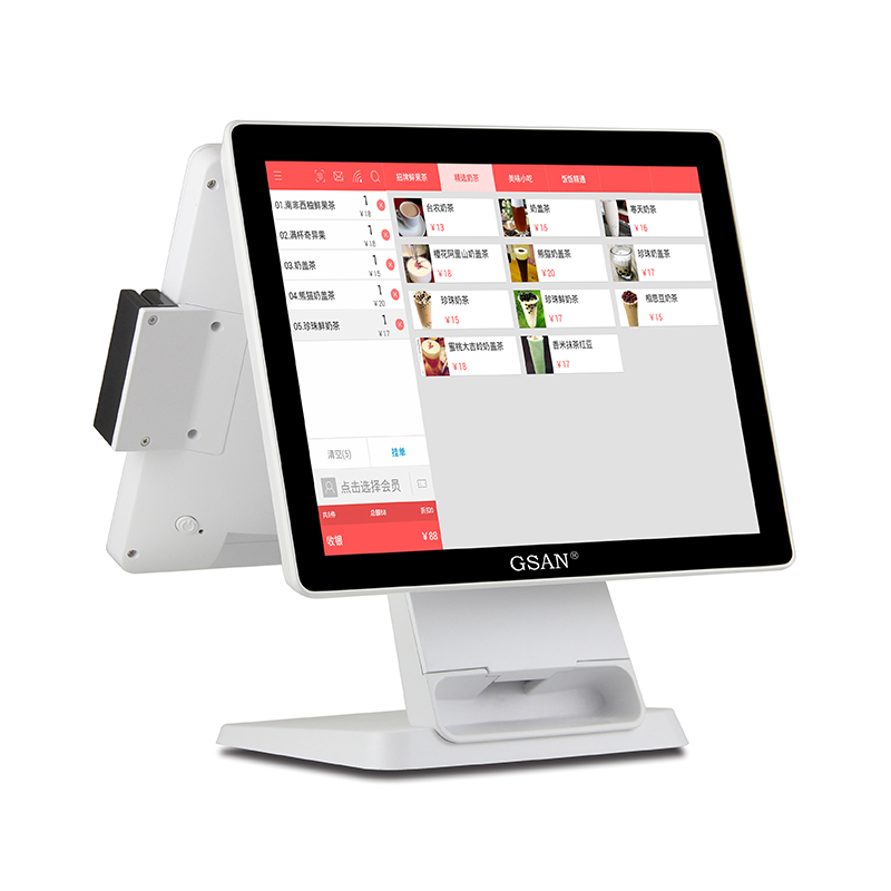 POS System Aluminum Cash Register Payment Equipment for Cashiers
