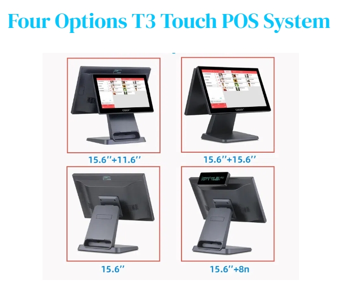 four options T3 pos system