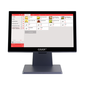 GS-T2 All In One Touch Screen POS System Hardware For Supermarket