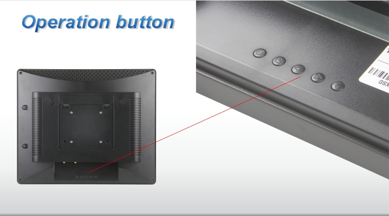 Operation Button Of Touch Monitor