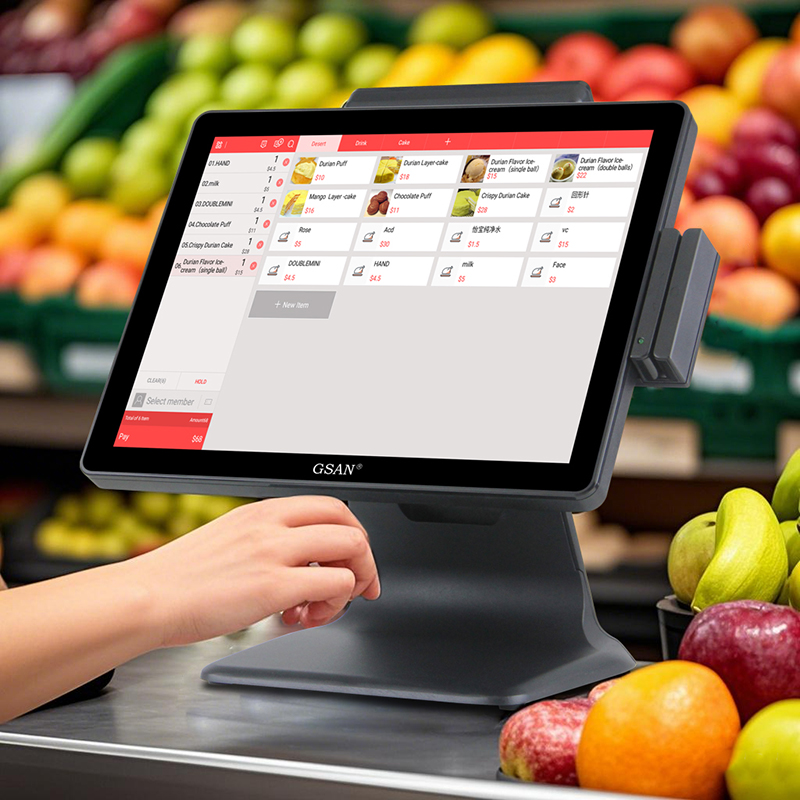 GS-T5 High-speed Cash Register POS System For Restaurant