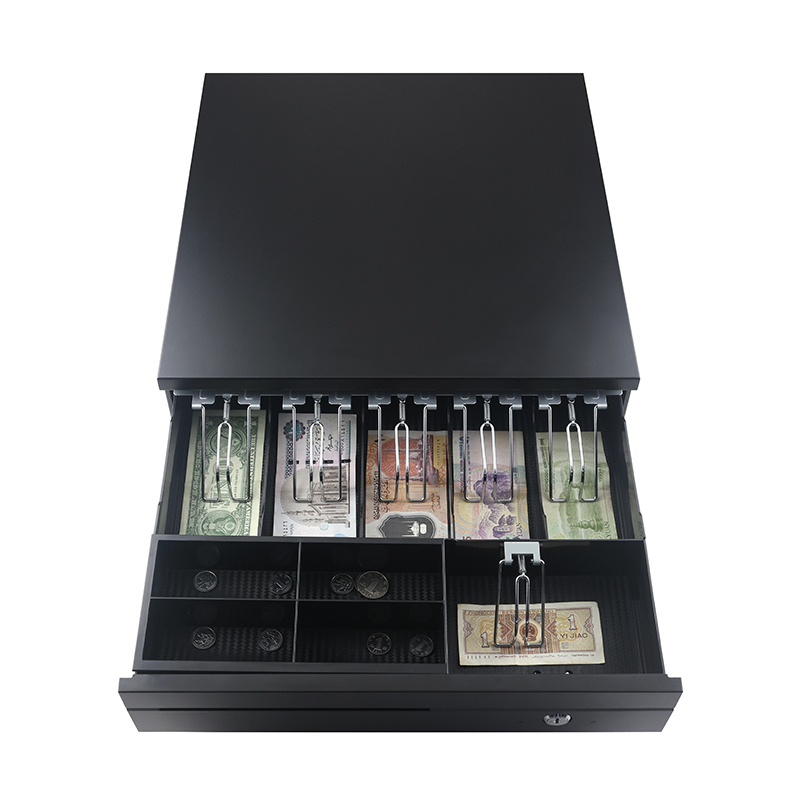 GS-4042 Hot Mini Metal Money Box Electronic Cash Drawer RJ11 for Pos System