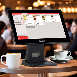 GS-A4 15.6'' Capacitive Touch Screen Restaurant POS System Terminal 