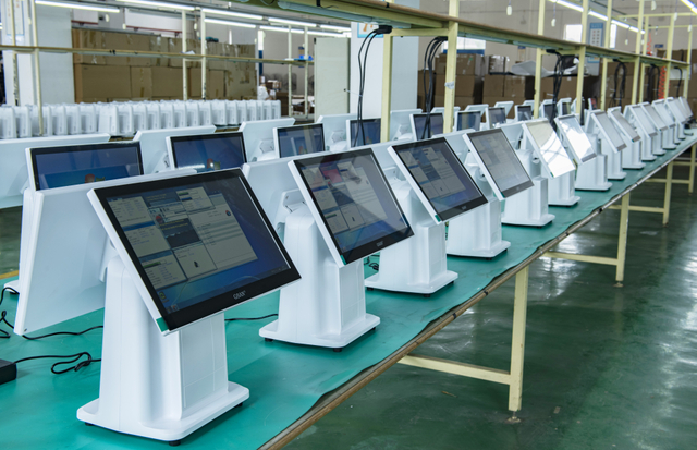 Dual Touch screen pos system