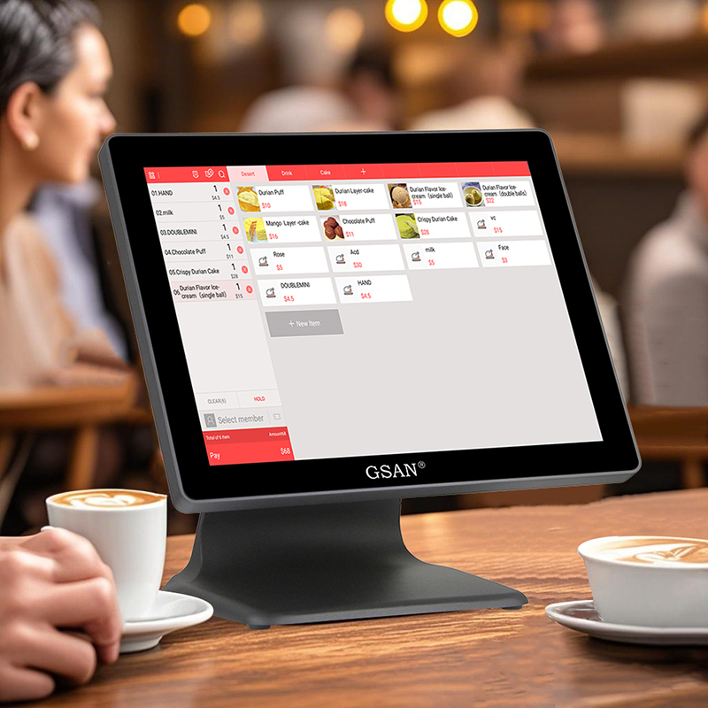 GS-A2 Cash Register Touch POS System Terminal All In One Machine