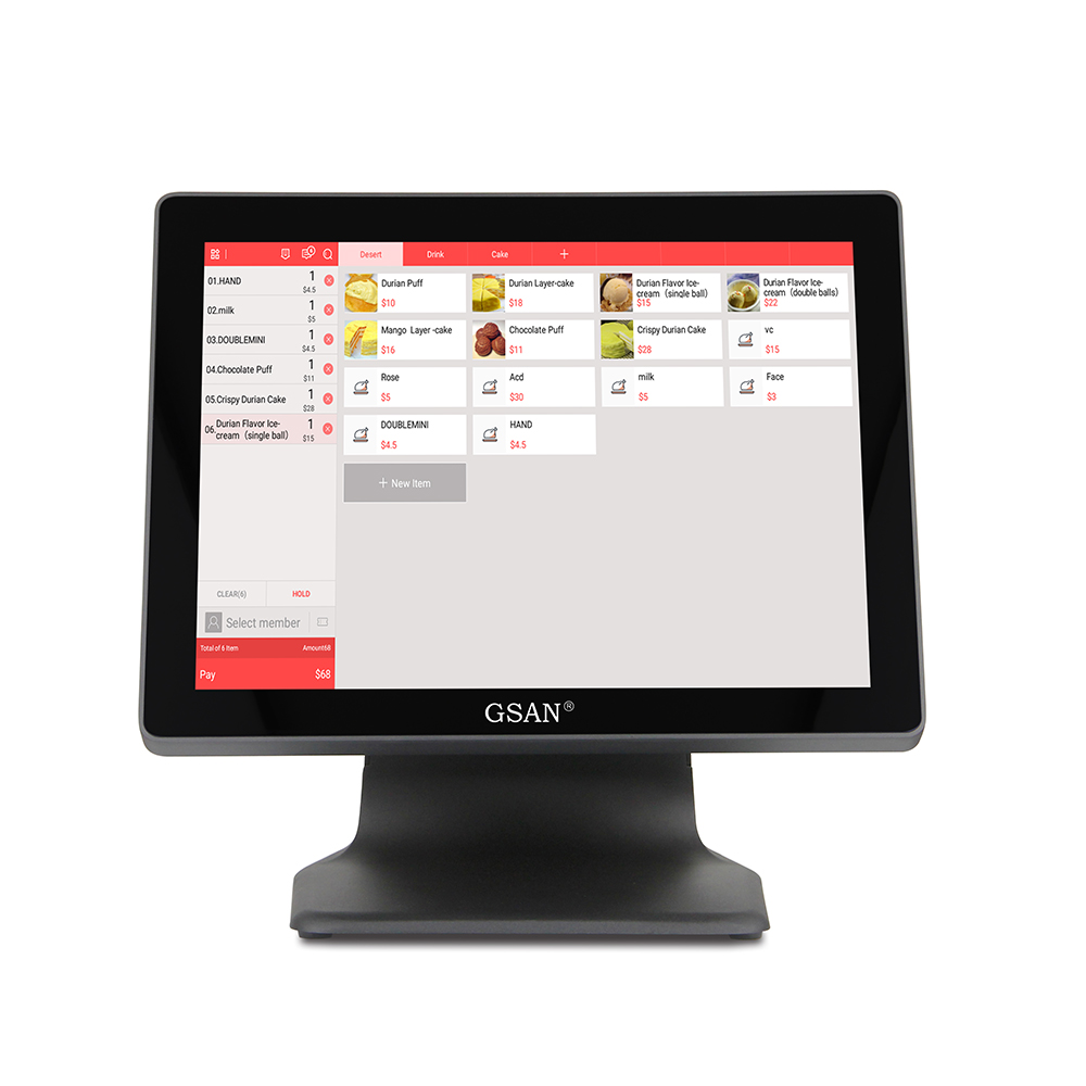 High Quality Touch Screen Cash Register POS System For Retail