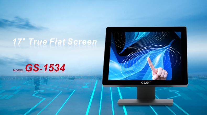 17'' True Flat Screen Touch Monitor