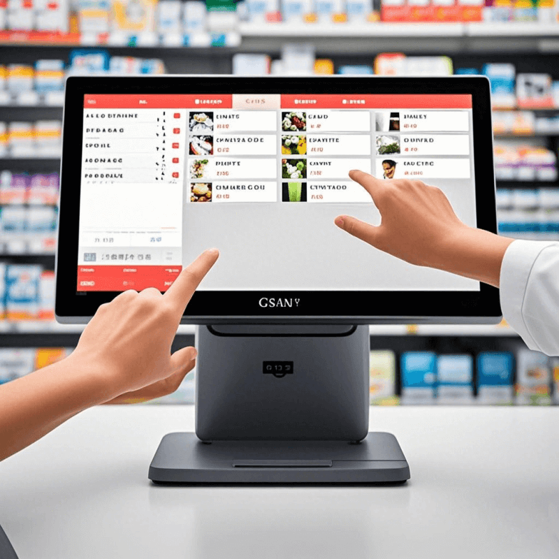 GS-T3 Restaurant Retail Cashier Machine All in One Touchscreen POS System