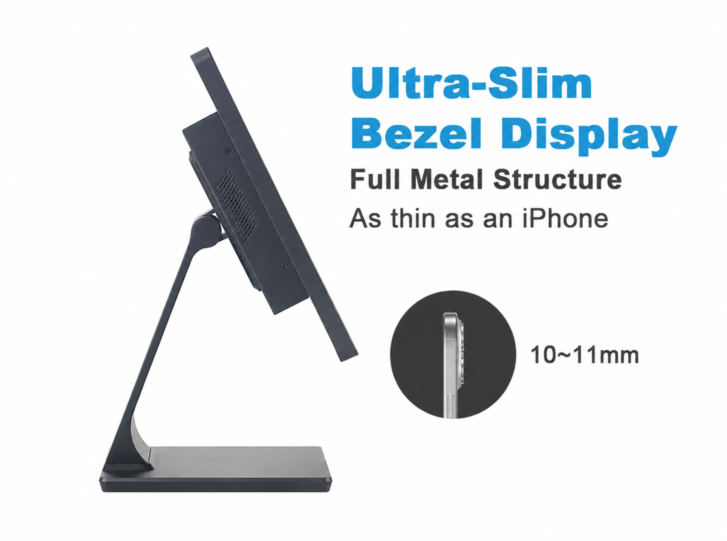GS-A9 All in One Ultra-thin 18.5'' Touch Screen POS System For Supermarket