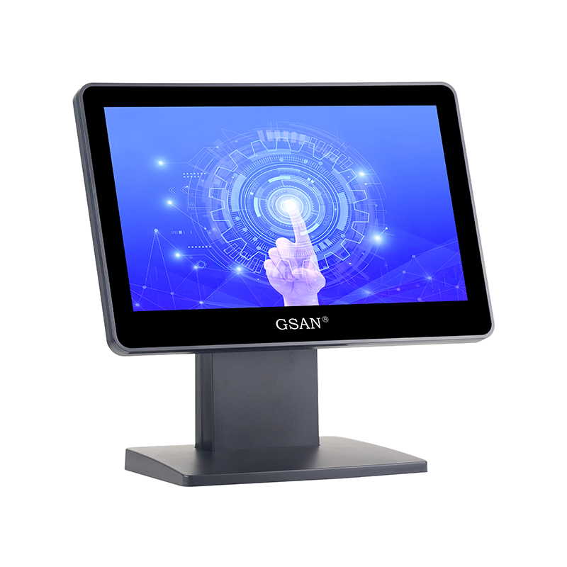 Commercial touch screen POS monitor in a hospitality environment